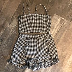 SHEIN Shorts and Crop set